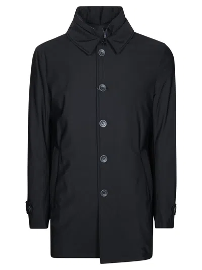 HERNO WATERPROOF BLACK HERNO RAINCOAT