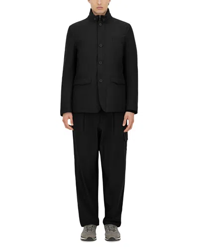 Herno Waterproof Blazer With Windguard Jacket In Black