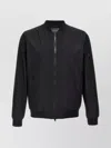 Herno Waterproof Bomber Jacket With Ribbed Details