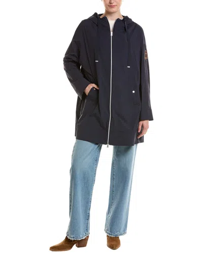 Herno Waterproof Hooded Jacket In Black