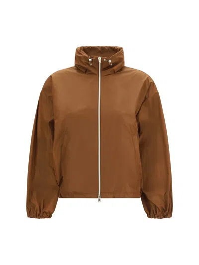Herno Waterproof Jacket In Brown
