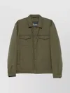 Herno Button-up Chest-pocket Jacket In Green