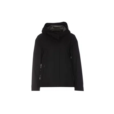 Herno Water-repellent Polyester Shell Jacket In Black