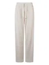 Herno Wavy Effect Jersey Trousers In White