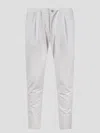 HERNO WAVY TOUCH LAMINAR TROUSERS