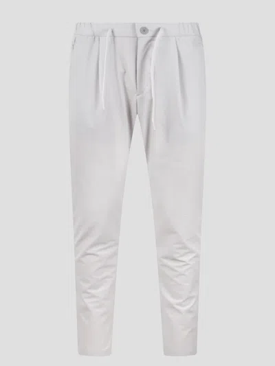 Herno Wavy Touch Laminar Trousers In White
