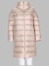Herno Matilde Lightweight Quilted Polyamide Down Jacket In Neutral