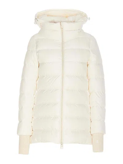 HERNO WHITE A-SHAPE DOWN JACKET