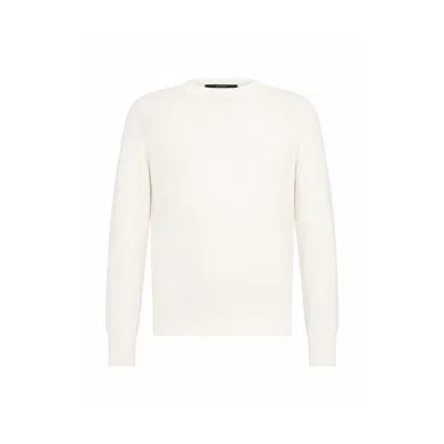 Herno White Cashmere Men's Sweater