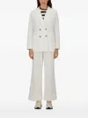 Herno White Cotton Blazer In White