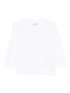Herno White Cotton Blend Sweater In White