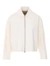 Herno White Cotton Modal Polyester Elastane Jacket In White
