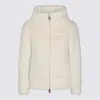 Herno Off-white Lady Faux-fur Jacket In White