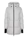 Herno Long Down Jacket In Gore-tex In In Gris