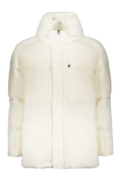 Herno White Down Jacket With Hood