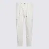 Herno Tapered Pants With Drawstring Waistband In Bianco