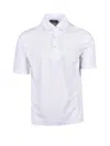 Herno White Polyamide Elastane Technical Fabric Polo In White