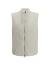 Herno White Polyamide Sleeveless Liscio Ecoage In Multi