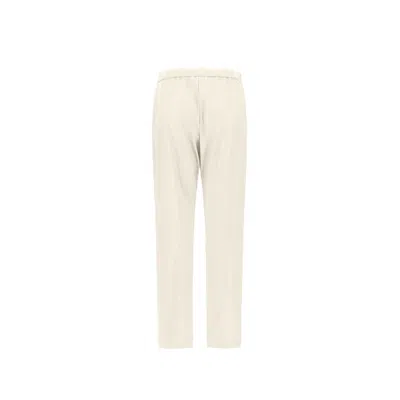 Herno White Polyester Casual Pants