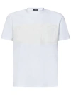 Herno Men White Superfine Cotton Stretch T-shirt