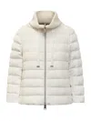 Herno Down Jacket In Bianco
