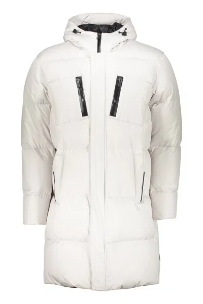 Herno White Winter Jacket With Hood