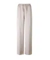 Herno Grey Relaxed Fit Grey Pants In White