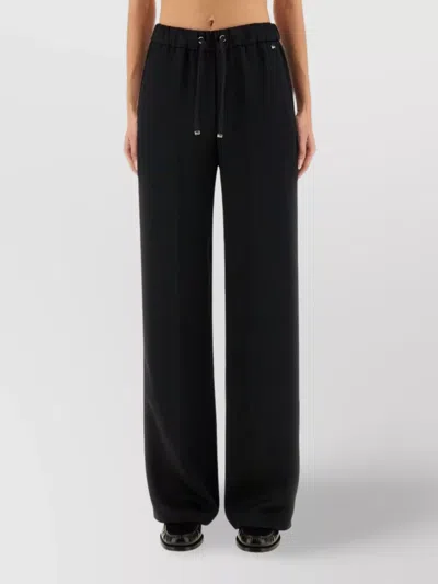 HERNO WIDE LEG FULL LENGTH RESORT TROUSERS