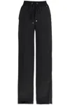 Herno Blue Pants With Elastic Drawstring Waist In Tech Fabric Woman In Black