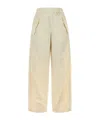 Herno Pantalone In Nylon Avorio  Donna In Neutral