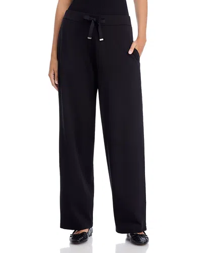 Herno Wide Leg Pants In Black