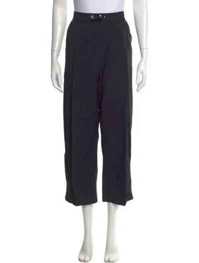 Pre-owned Herno Wide Leg Pants In Blue