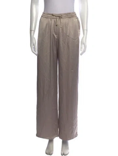 Pre-owned Herno Wide Leg Pants In Neutrals
