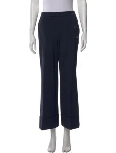 Pre-owned Herno Wide Leg Pants W/ Tags In Blue