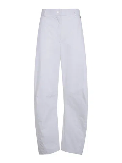 Herno Wide Leg Trousers In White