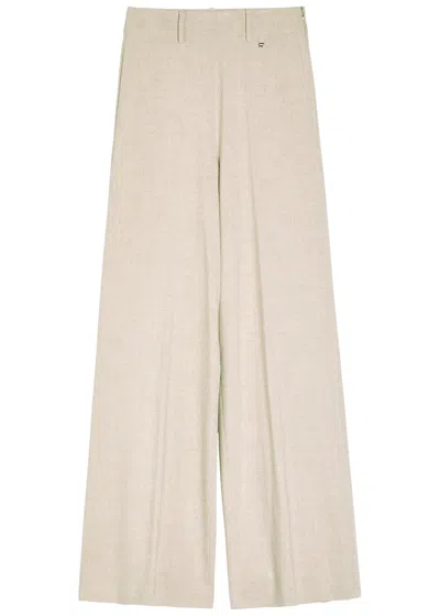 HERNO HERNO WIDE-LEG WOVEN TROUSERS