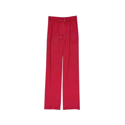 Herno Wide Pants Women In Red