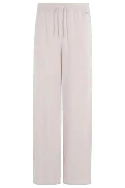 Herno Wide Wool Cashmere Piece In White