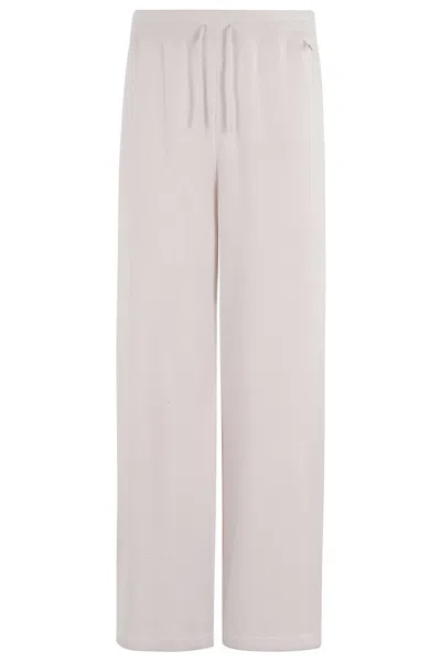 Herno Wide Wool Cashmere Piece In White