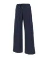 Herno Wide-leg Drawstring Pants In Blue