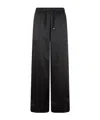 Herno Drawstring Polyamide Trousers In Black