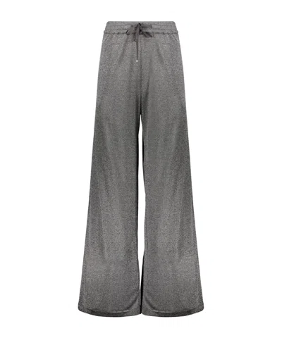 Herno Wide-leg Drawstring Trousers In Gray