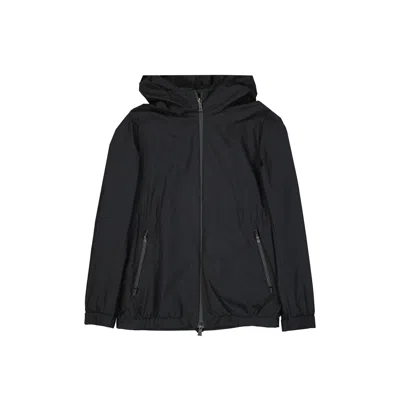 Herno Windbreaker Jacket In Black