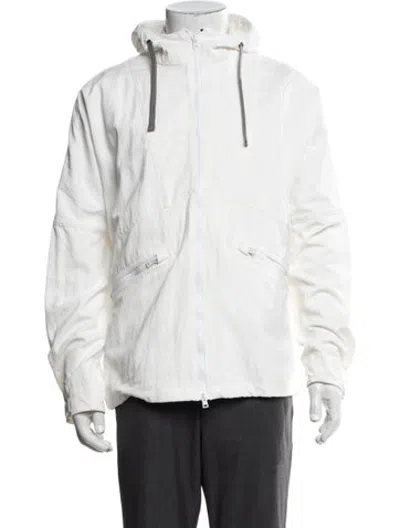 Pre-owned Herno Windbreaker In White