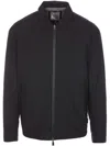 Herno Windproof Jacket Casual Jackets And Parka Black In Black