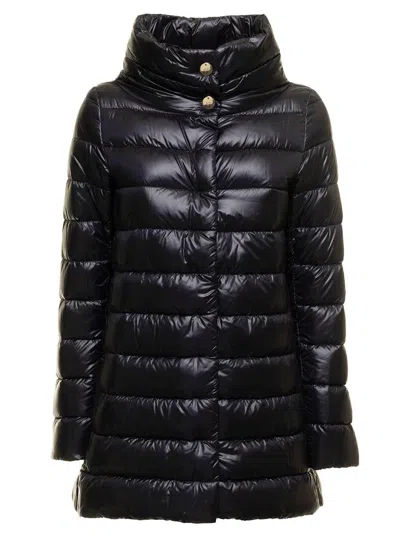 Herno Woman's Amelia Black Nylon Down Jacket