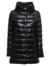 Herno Amelia Black Nylon Down Jacket In Black