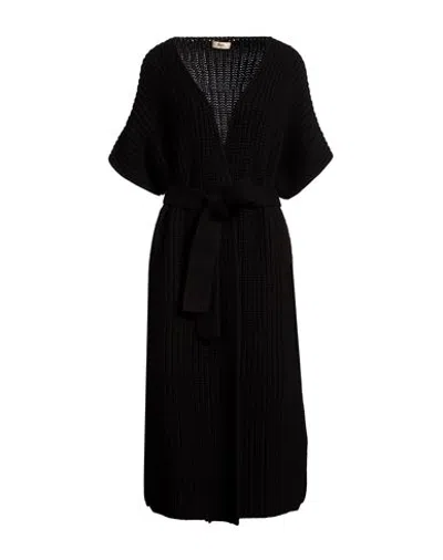 Herno Woman Cardigan Black Size 6 Cashmere