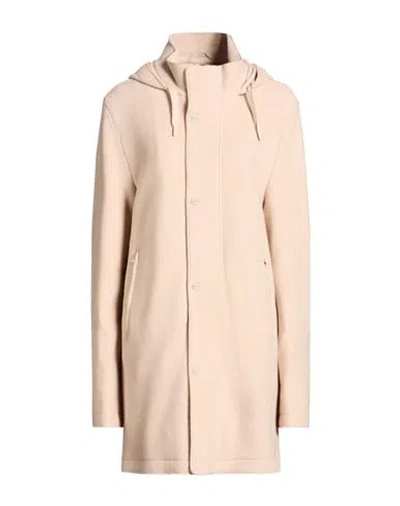 Herno Woman Coat Beige Size 14 Virgin Wool, Polyamide