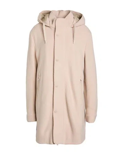 Herno Woman Coat Beige Size 14 Virgin Wool, Polyamide, Polyester In Neutral